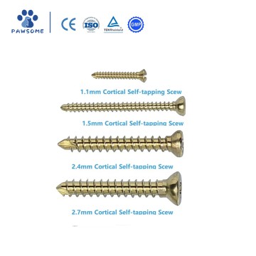 Orthopedic Implants Veterinary Cortical Screws