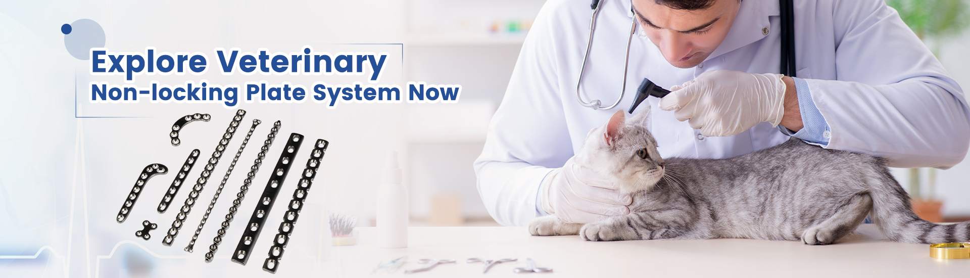 eterinary non-locking 2.0 Distal Femoral Round Hole Plate