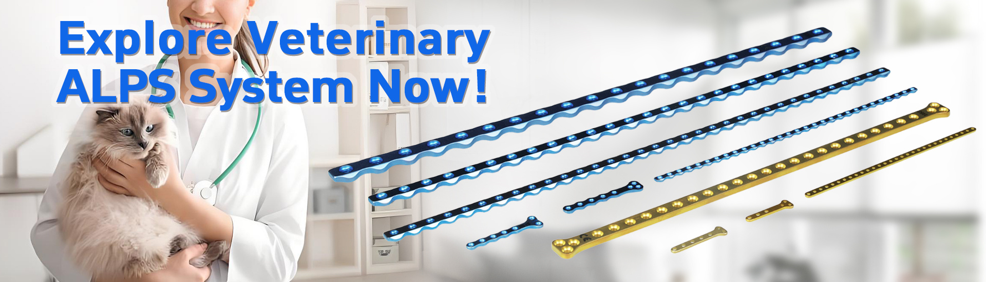 Veterinary Reconstruction Locking Plate